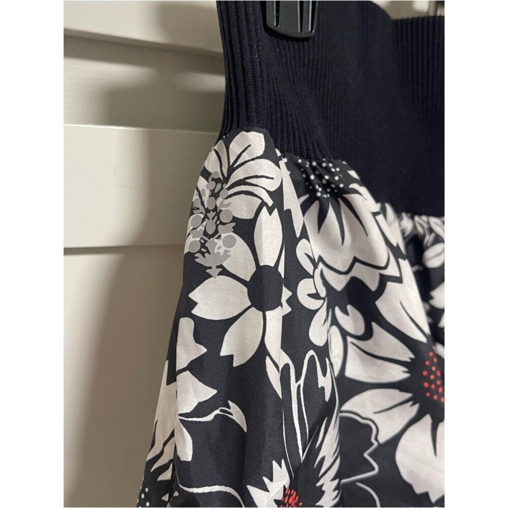 Free People movement Carpe Diem Printed Shorts tuxedo daisy combo Sz XL NWOT - Picture 6 of 7